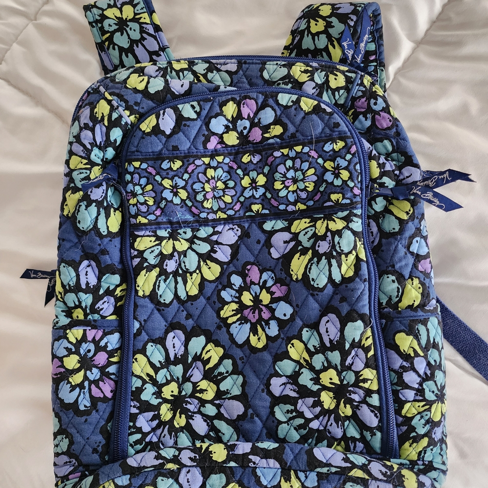 Vera Bradley Floral Quilted Backpack